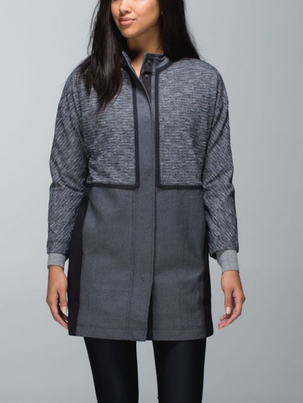 Lululemon 2014 Cocoon Car CoatBlack / Coco Pique Black / Shine Dot Black